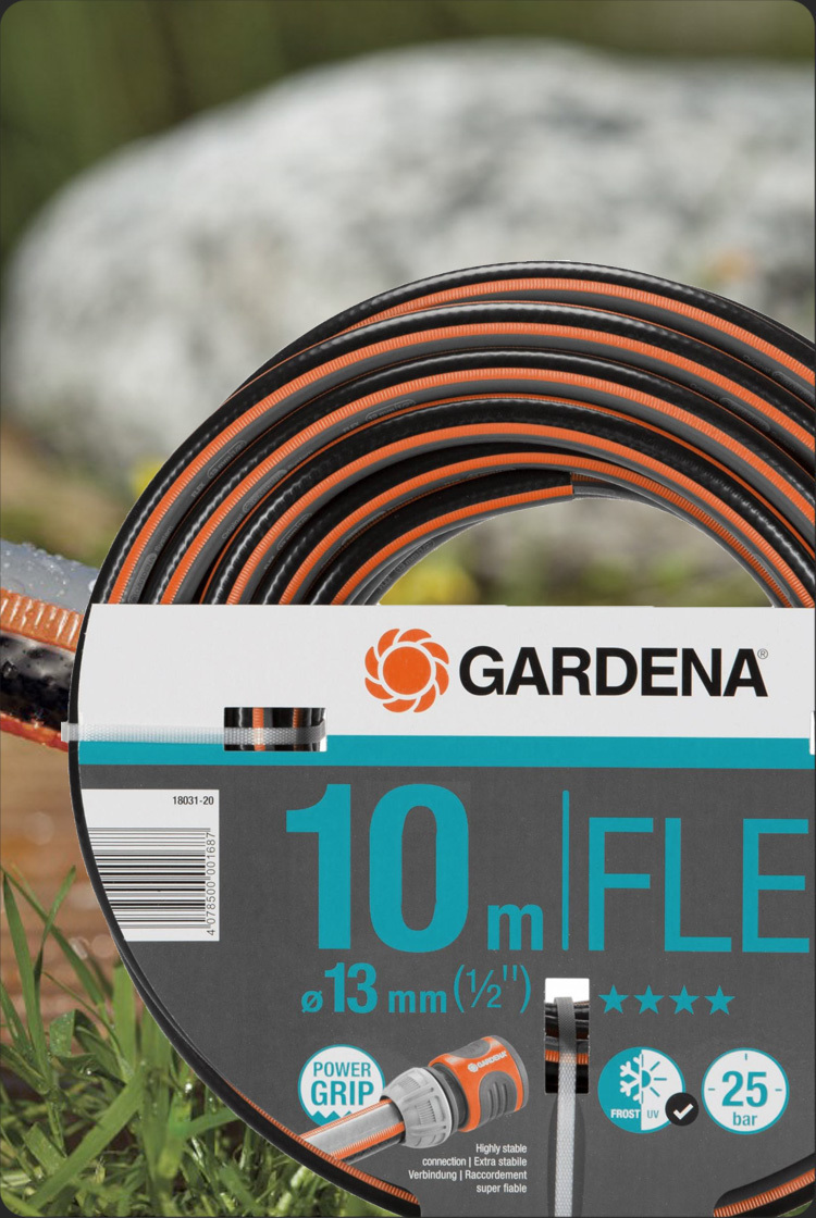 Шланг Gardena Flex 1/2" армированный, 10 метров